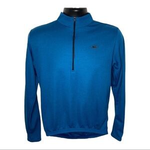 REI Bicycle 1/4 Zip Front And Back Zip Pocket Sz M